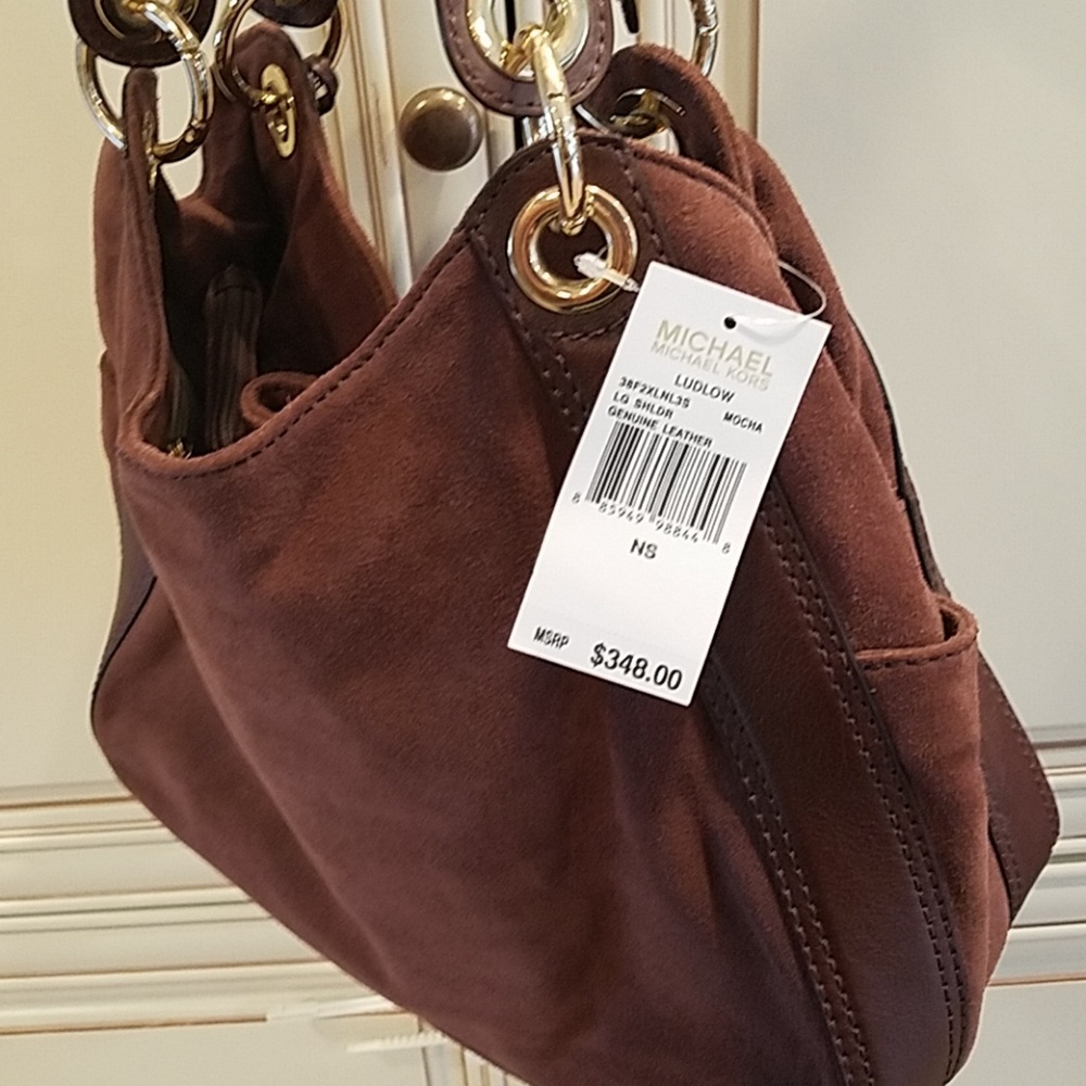 Michael Kors suede shoulder bag - Picture 4 of 4